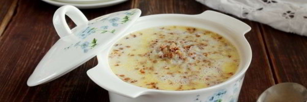 Молочный суп с гречкой