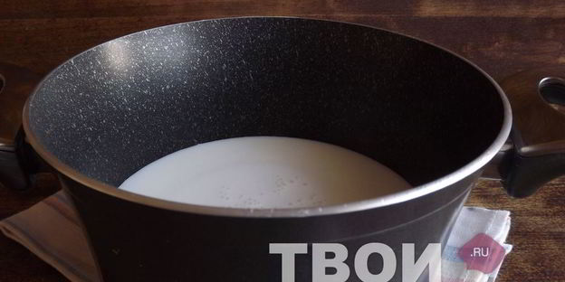 молочный суп с клецками