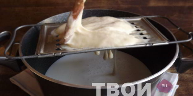 молочный суп с клецками