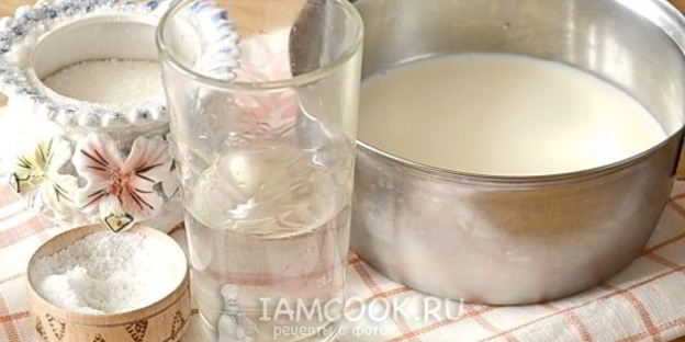 молочный суп с лапшой