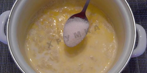 молочный суп с макаронами