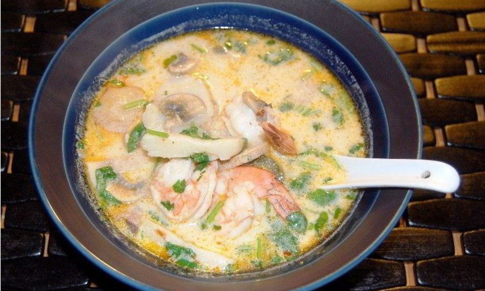 Рецепт молочного супа с пастой и морскими гребешками