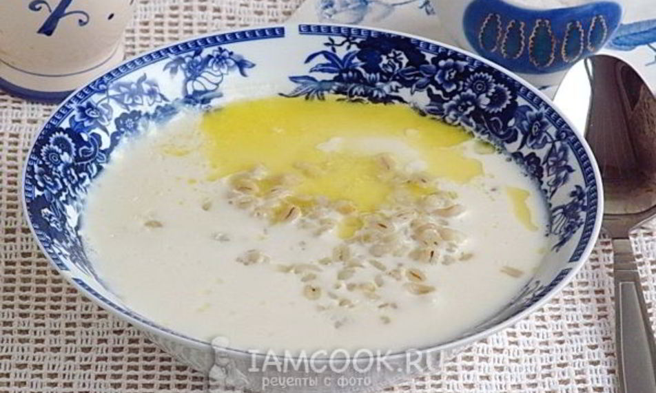 Рецепт молочного супа с перловой крупой