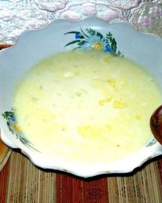 Молочный суп с пшеном