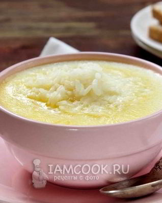 Молочный суп с рисом
