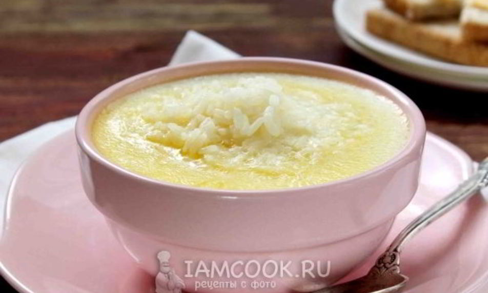 Рецепт молочного супа с рисом