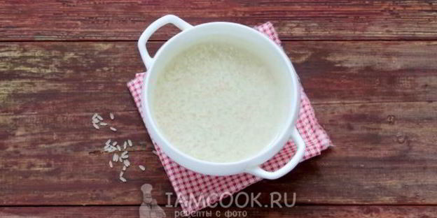 молочный суп с рисом