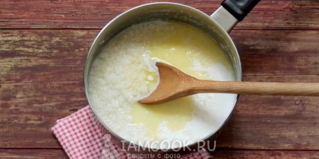 молочный суп с рисом