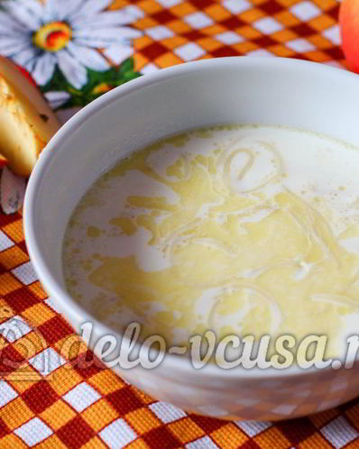 Молочный Суп С Вермишелью Фото