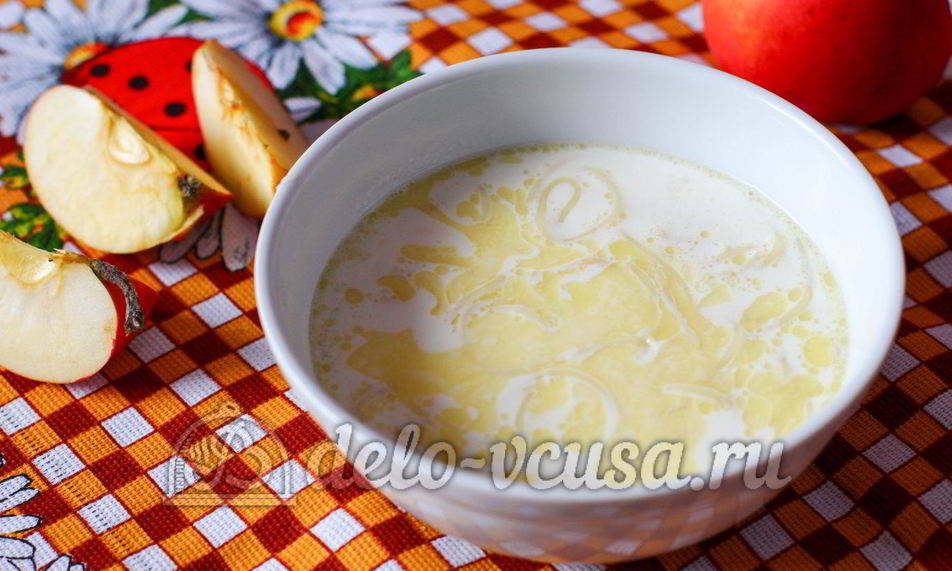 Рецепт молочного супа с вермишелью