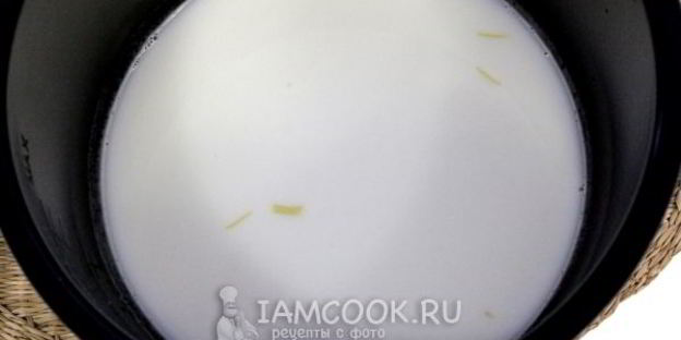 молочный суп в мультиварке