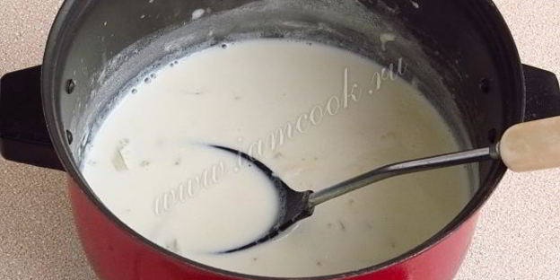 суп молочный по-могилевски