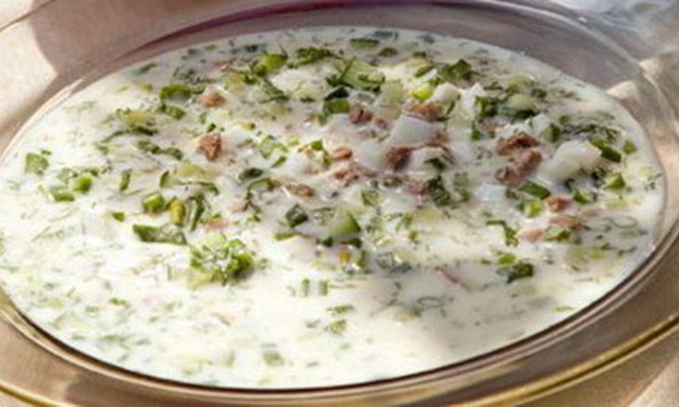 Рецепт ашхабадской окрошки с бараниной