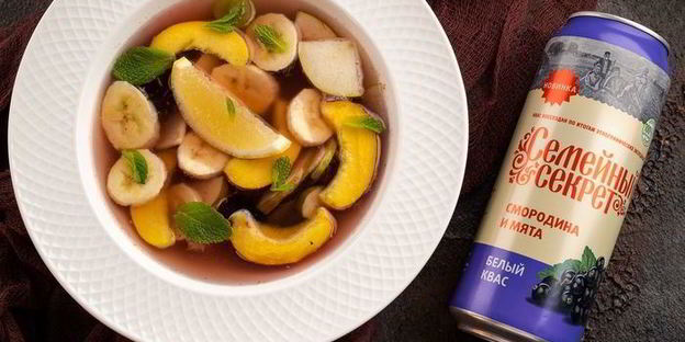 десертная окрошка с нектаринами