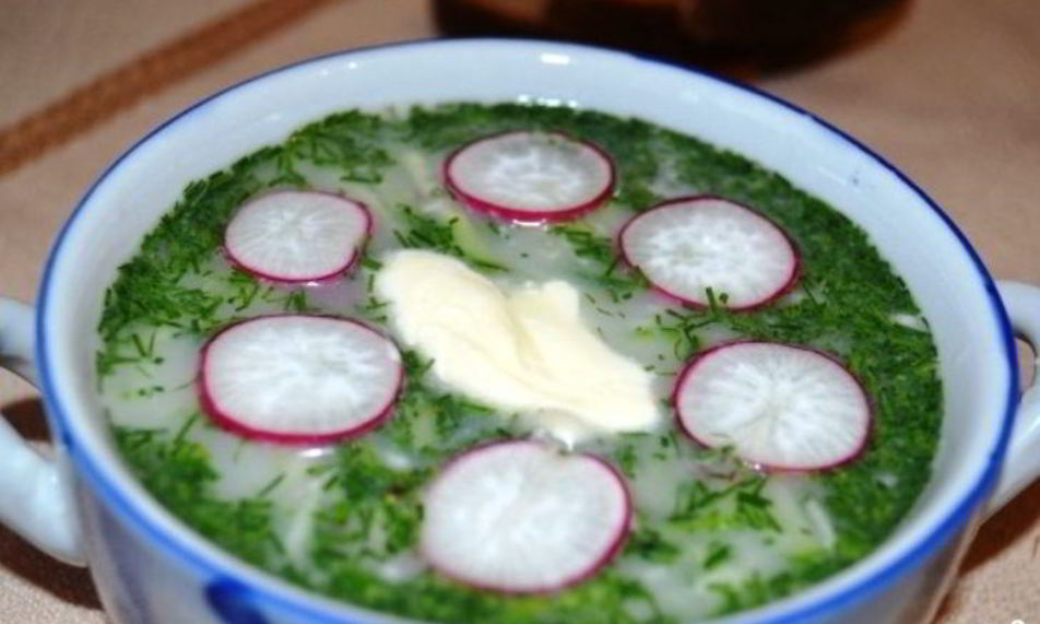 Рецепт классической окрошки на кефире