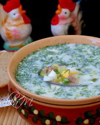 Мясная окрошка