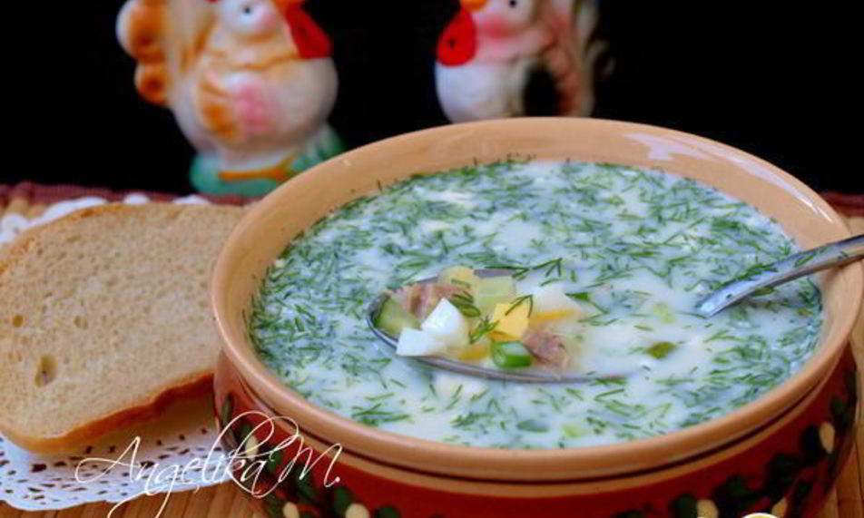 Рецепт мясной окрошки