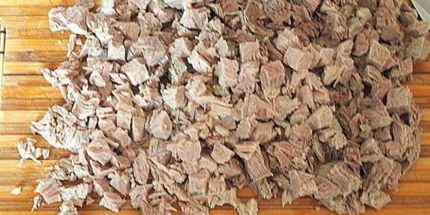 мясная окрошка