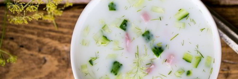 Окрошка классическая на воде