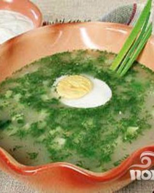 Окрошка на фруктовом настое