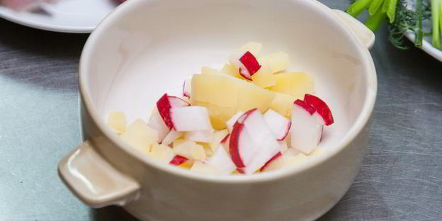 окрошка на имбирном квасе