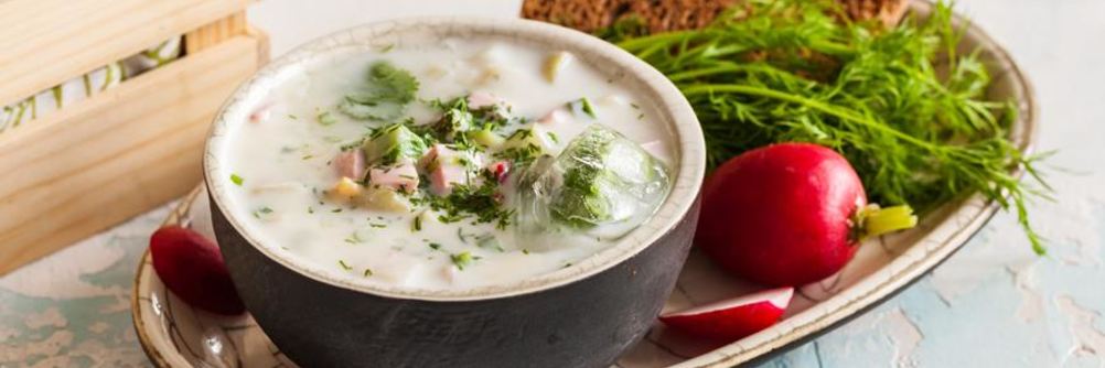 Окрошка на кефире