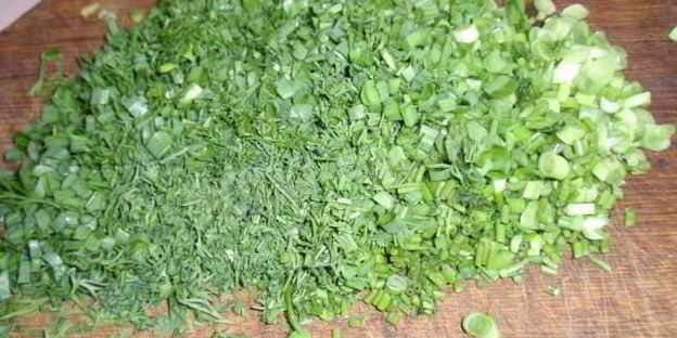 окрошка на курином бульоне