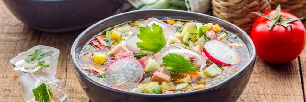 Окрошка на квасе классическая