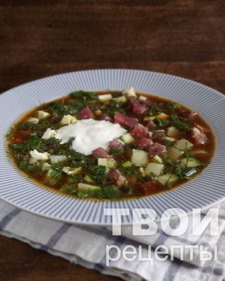 Окрошка на квасе