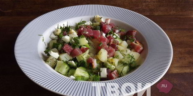 окрошка на квасе