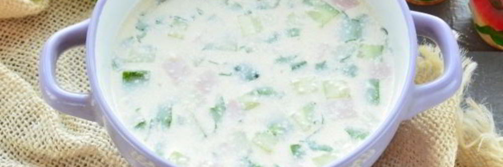 Окрошка на майонезе и воде