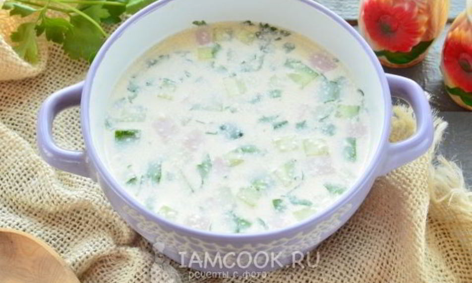 Рецепт окрошки на майонезе и воде