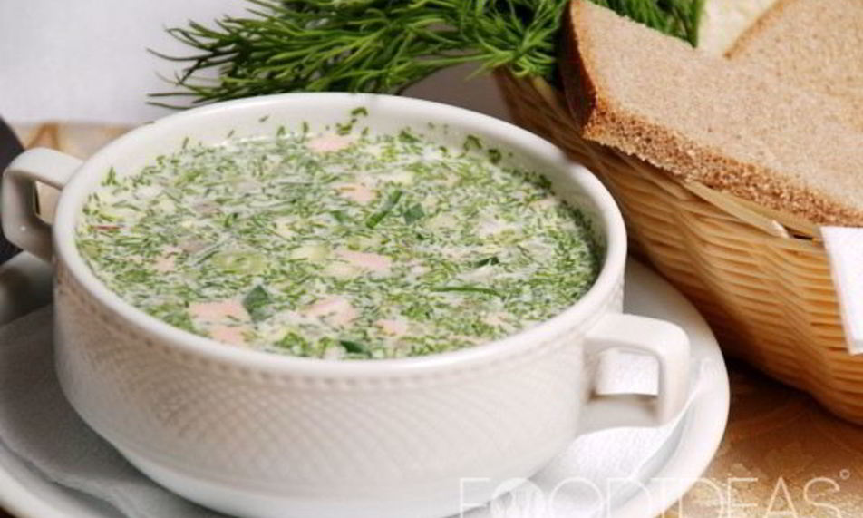 Рецепт окрошки ны майонезе