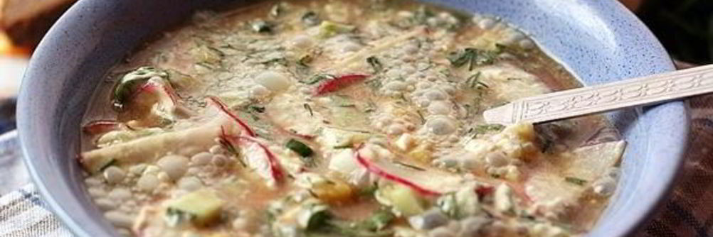 Окрошка на минеральной воде