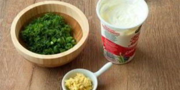 окрошка на сметане