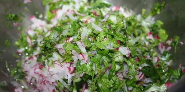 окрошка на терке