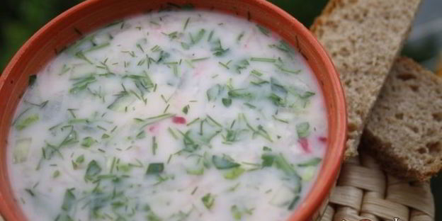 окрошка на терке