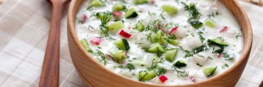 Окрошка на уксусе