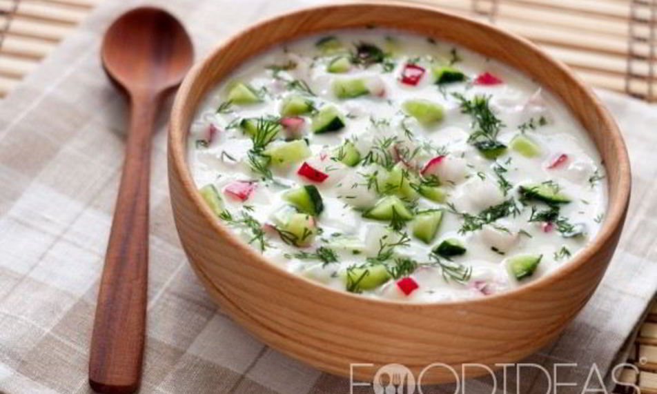 Рецепт окрошки на уксусе