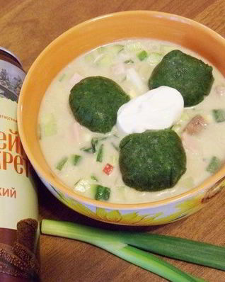 Окрошка острая