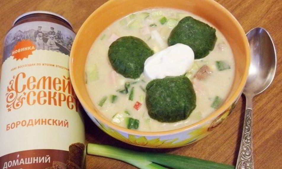 Рецепт окрошки острой