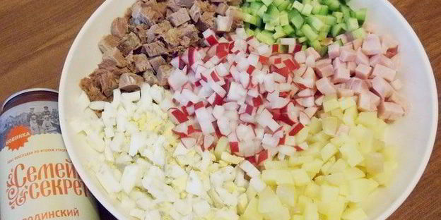 окрошка острая