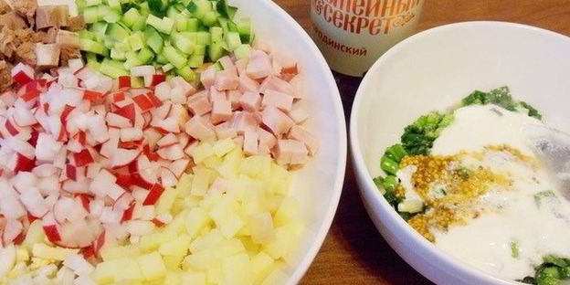 окрошка острая