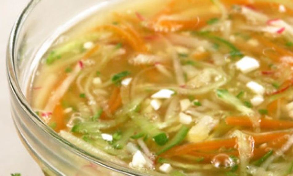 Рецепт окрошки овощной