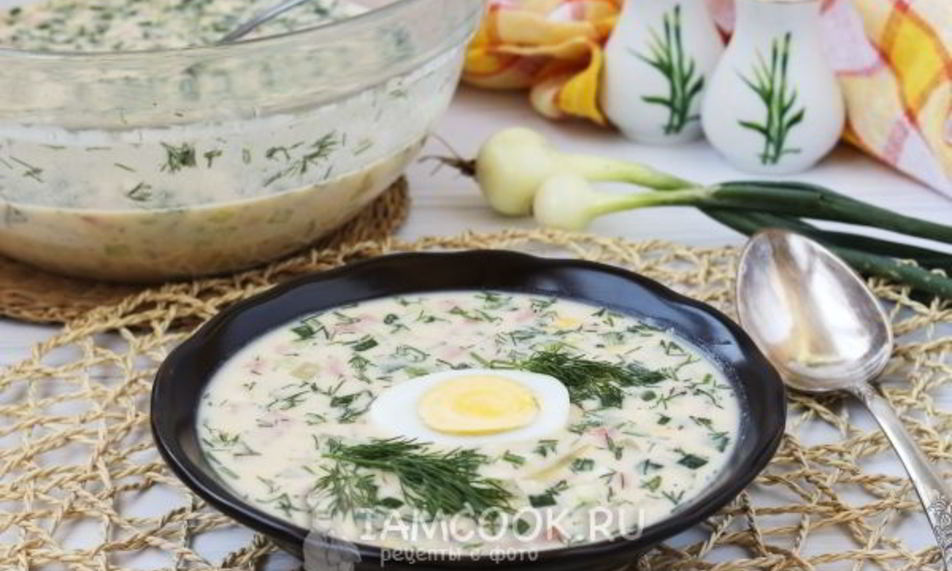 Рецепт окрошки с горчицей