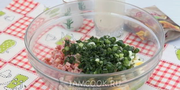 окрошка с горчицей