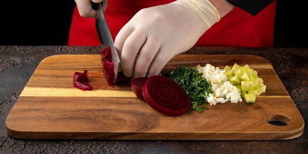 окрошка с рыбой горячего копчения