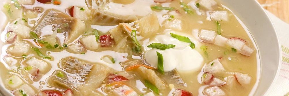 Окрошка с воблой