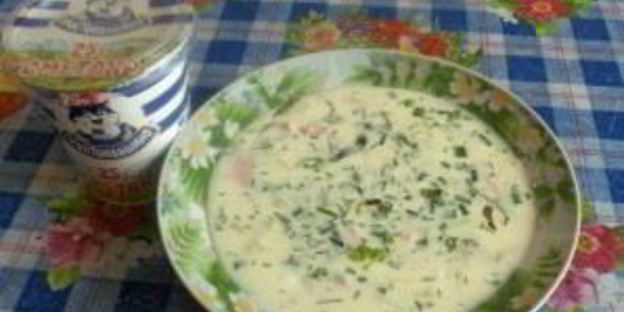 овощная окрошка на кефире