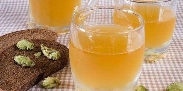 постная окрошка на квасе